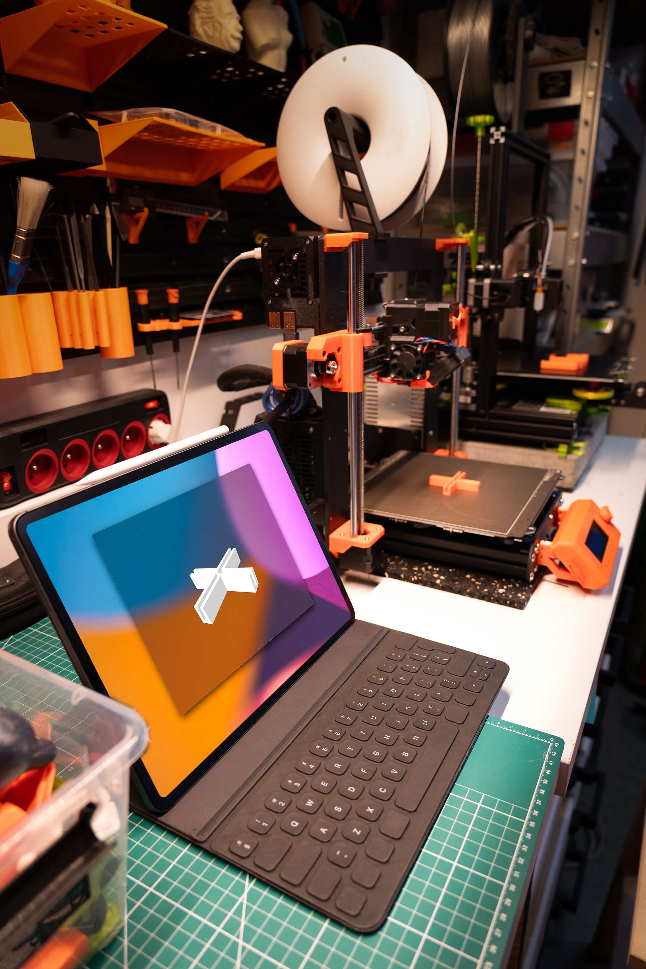 FDM printer in the workshop