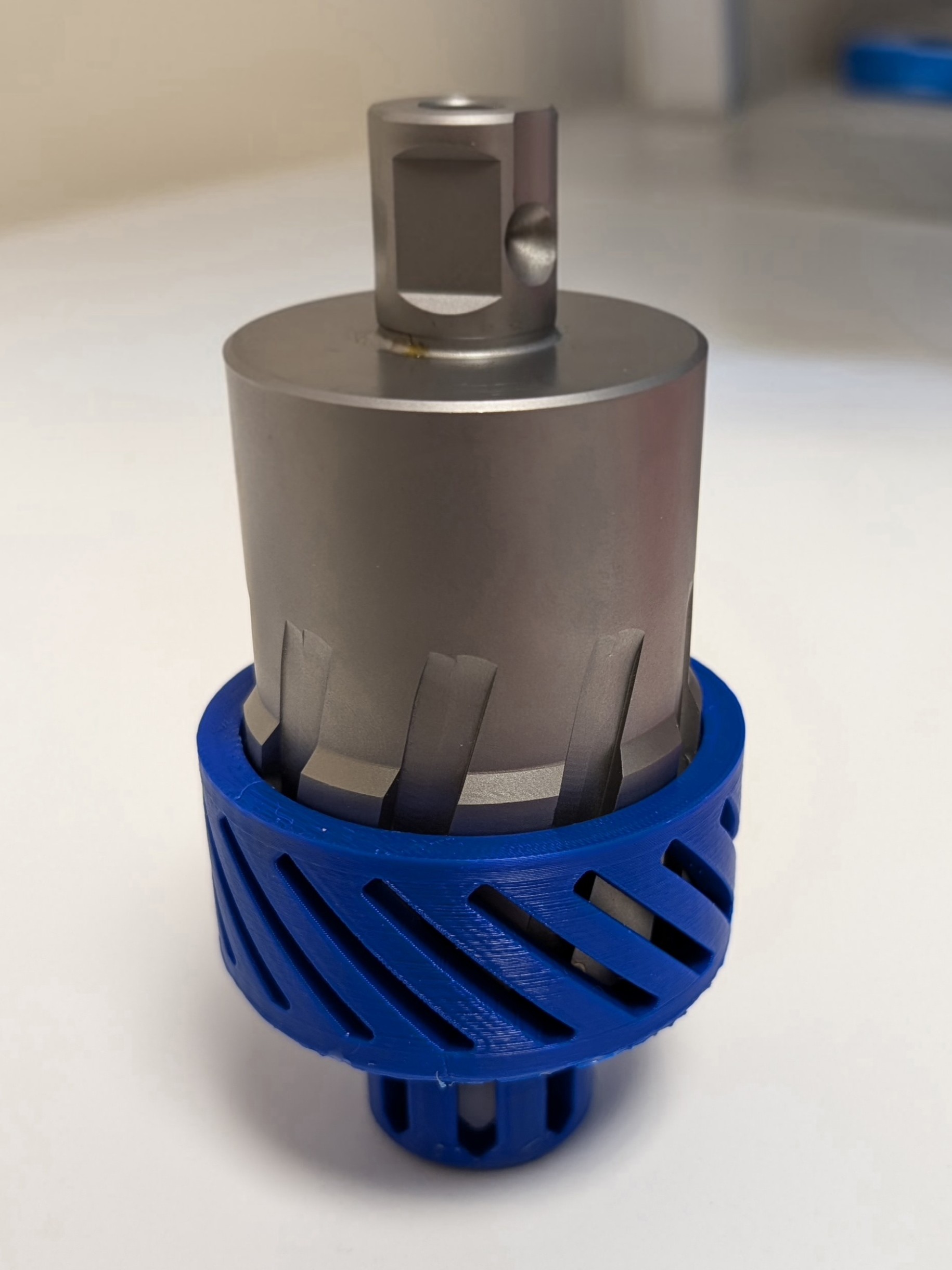 Hole alignment jig for hole cutter — FDM / PLA